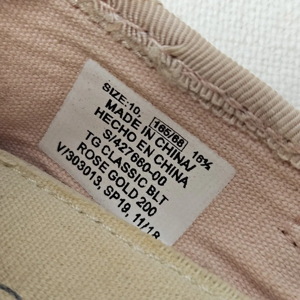 Gap Ballet Flats Girls Size‎ 10 Rose Gold Glitter Bow Elastic Strap Dressy Shoes